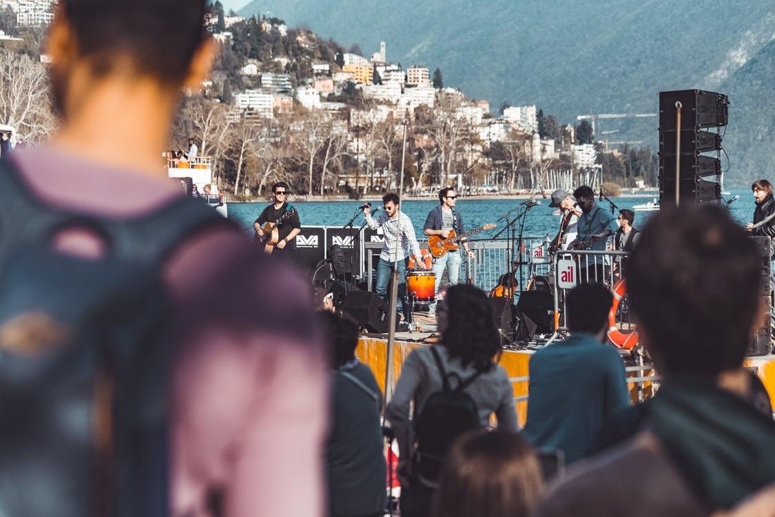 Band Playing on Stage