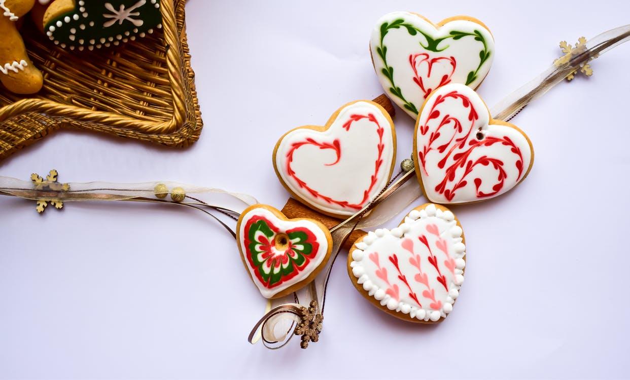 decorated holiday cookies