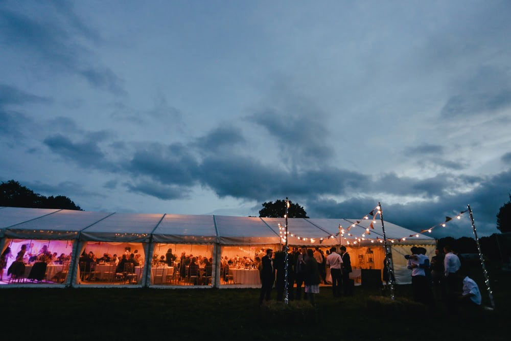 hosting a sustainable event outside