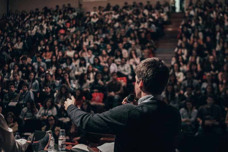 speaker at a corporate event in washington dc