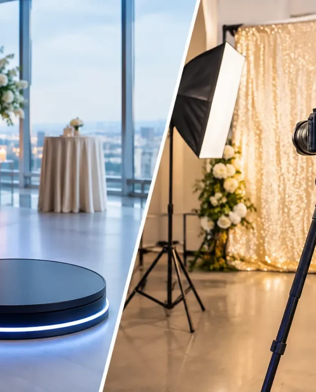360 Booth Versus DSLR Booth for Luxury Events